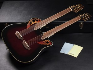 Celebrity Collection Richie Sambora Elite Double Neck W セレブリティ ダブルネック リッチー サンボラ dark cherry sunburst