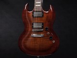 ギブソン シュプリーム supreme ディアブロ カーブド LTD Deluxe DLX Special 16 チェリー ESP Viper バイパー ヴァイパー 24F Flame top AAA フレーム トラ杢