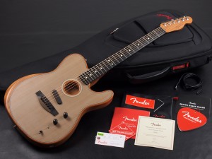 アメリカン アコースタソニック テレキャスター エレアコ ソニックグレイ 薄型 thin body ekeaco Godin A6 Ultra duet Steel taylor T5 encore