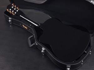 クラシック クラッシック ナイロン ガット エレガット electric Classic Guitar Nylon Gut ブラック 黒 BLK Black カッタウェイ Cutaway