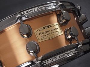 Mapex Phospher Bronze Snare Black Panther Precious Metal Series メイペックス フォスファーブロンズ　パワーフープ　プレシオス　メタル