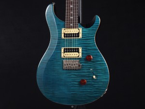 PRS ポール リード スミス カスタム 22 245 standard sapphire aquamarine jean whale fade santana transparent translucent see-thru ocean