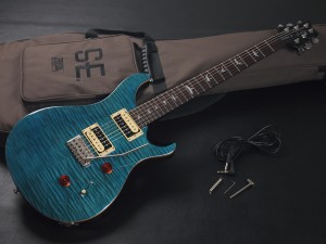 PRS ポール リード スミス カスタム 22 245 standard sapphire aquamarine jean whale fade santana transparent translucent see-thru ocean