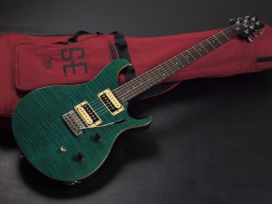 PRS ポール リード スミス カスタム 22 245 standard sapphire aquamarine jean whale fade santana transparent translucent see-thru ocean aqua