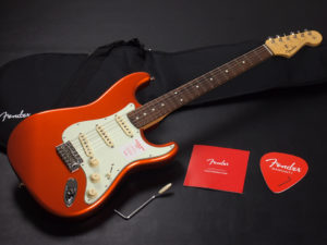 ジャパン Traditional ハイブリッド ストラトキャスター 1960 1962 62 キャンディ タンジェリン 橙 オレンジ メタリック apple Red ST62 US 日本製 Texas