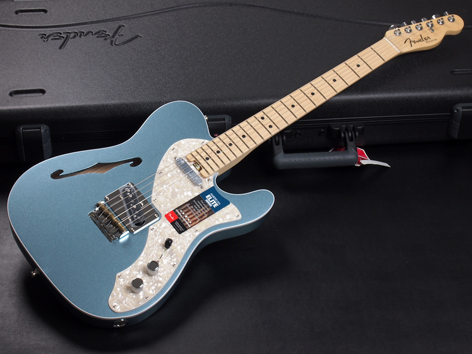 Fender American Eilte Telecaster Thinline Mystic Ice Blue 税込販売