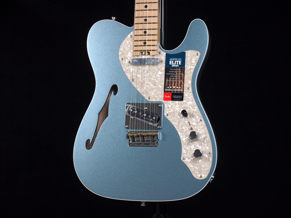 Fender American Eilte Telecaster Thinline Mystic Ice Blue 税込販売