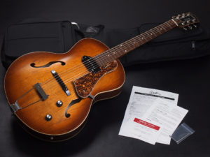 ゴディン アベニュー キングピン pickguitar ピックギター jazz es-175 ES-125 フルアコ セミアコ eastman イーストマン P-90 P90 コニャック バースト