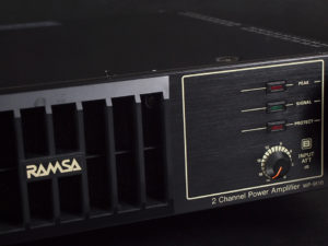 ナショナル ラムサ パナソニック WPシリーズ アンプ パワーアンプ 設備用アンプ 100W