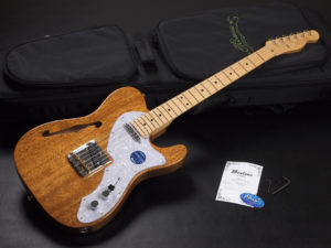 モモセ BACCHUS Deviser Handmade Telecaster TH TL Thinline 日本製 japan 2020 Limited edition LTD mahogany