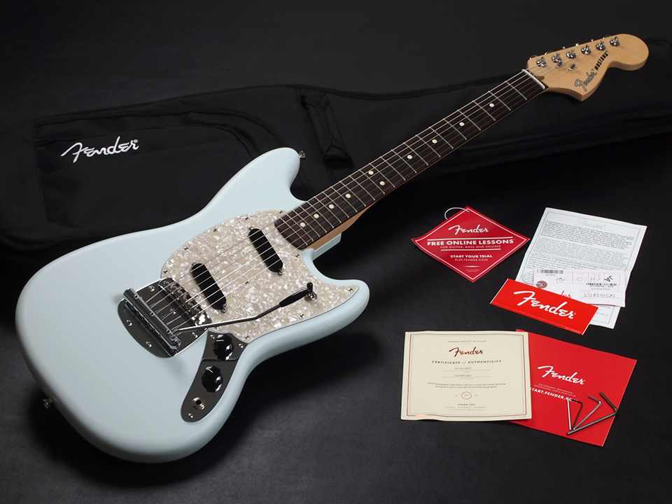 Fender American Performer Mustang Satin Sonic Blue 税込販売価格 ￥118,000- 中古