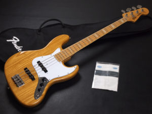 Made In japan MIJ Traditional Hybrid Heritage Player ジャズべ ナチュラル NAT Jazz Bass Vintage 70s 1970 ash