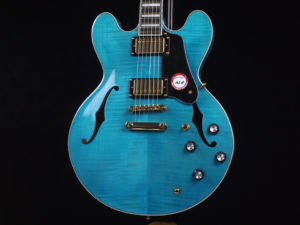 エクセルバート standard es-335 semi Hollow FGN Fujigen made in 日本製 momose Deviser HEADWAY aqua marine Blue