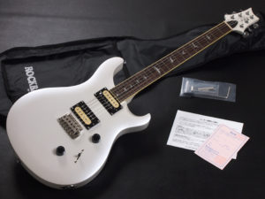 PRS ポールリードスミス カスタム 22 初心者 入門 ビギナー 女子 女性 子供 キッズ ホワイトパール 白 STD CTM custom Dave Navarro デイブ ナバロ WHP