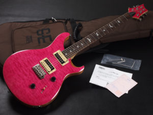 PRS ポール リード スミス カスタム standard santana S2 ボニーピンク ピンク les paul LTD 限定 Edition CTM 桃色 キルト maple トップ MH