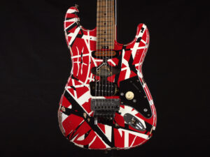 EVH Striped Series Frankie Maple Fingerboard Red with Black