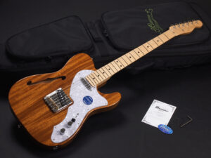 モモセ BACCHUS Deviser Handmade Telecaster TH TL Thinline 日本製 japan 2020 Limited edition LTD mahogany