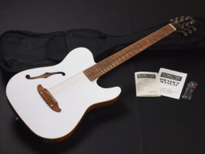 Telecaster Acoustasonic Fender アコースタソニック godin ゴダン エレアコ thin body 薄型 cooder CS-520 女子 女性 子供 初心者 WHT