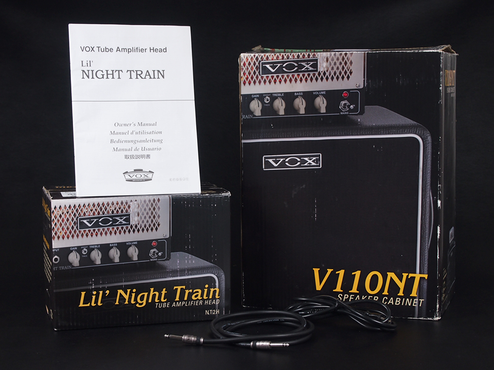 VOX LIL' Night train NT2H  V110NT set 税込販売価格 ￥29,800- 中古 小さいながらも伝統のVOX サウンド。おしゃれなV110NTキャビネットとのおトクなスタックセットです。 « 浜松の中古楽器の買取＆販売 ギターとリペア(修理)の事ならソニックス