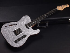 ジーエル アサットエーサット テレキャス シンライン カスタムショップ USA Fender Telecaster Thinline sparkle ラメ オーダーメイド
