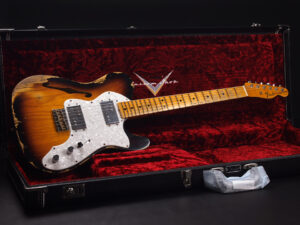 CS Team Build Master Built テレキャスター シンライン '72 Semi Hollow ビンテージ カスタム CTM USA カスタムショップ Ash アッシュ セミアコ