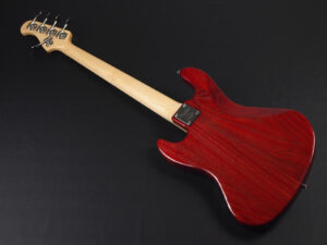 ウッドライン Handmade momose Deviser Global WJB 417 standard plus WL 赤 レッド Red ジャズベ Jazzbass Fender フェンダー