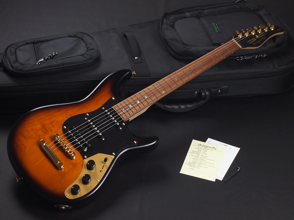 dragonfly PREMERO TOM Alder Half Matt Sunburst/Gold parts 税込販売