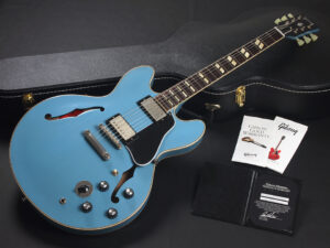 ES-335 ES-355 ES-345 フロスト ブルー セミアコ Jazz Blues semi acoustic nashville Historic Series collection '64