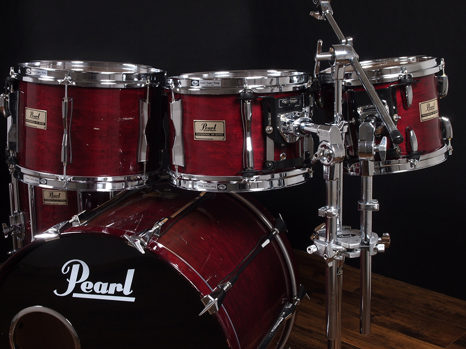 Pearl MX Made in Japan 6点ドラムセット BD22″ TT10” 12″ 13” FT14 