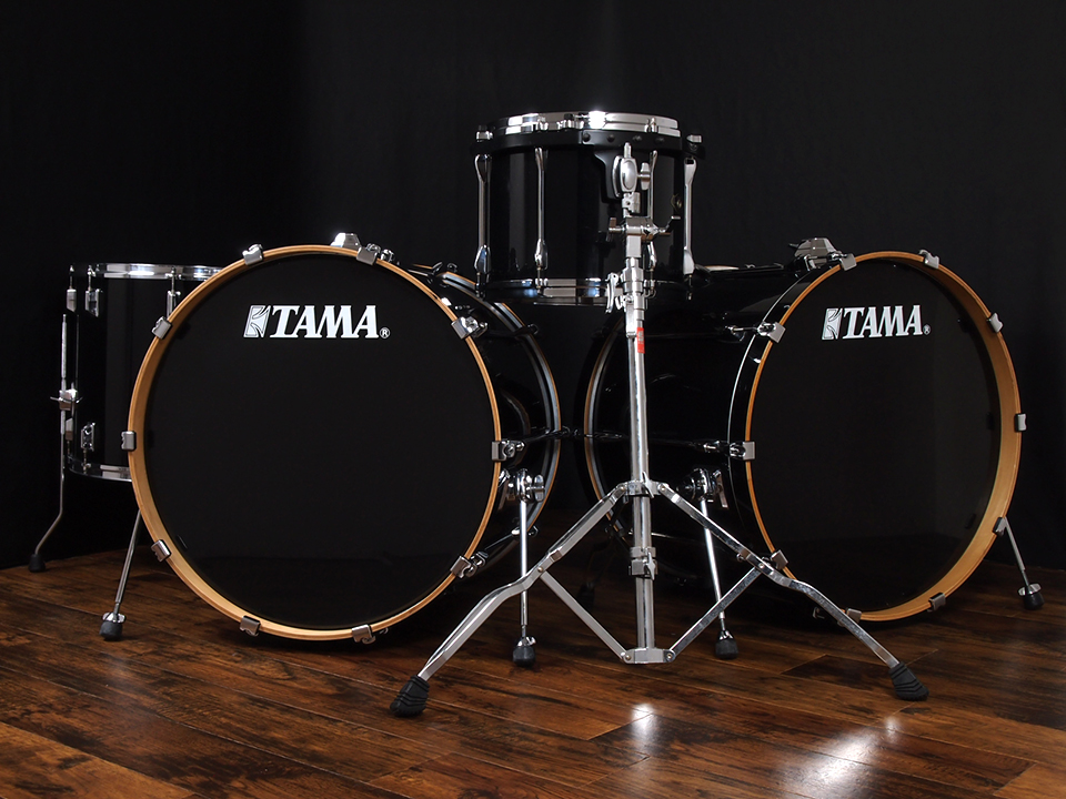 TAMA Super Star Drum Set BD24″x2 TT14″ +Pearl FT18” 【Stiltタム