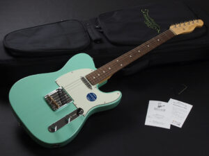 Asuka 飛鳥 BACCHUS テレキャスター telecaster Handmade series SGBD made in japan 日本製 サーフグリーン ブロンド ash 50s 60s