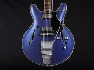 セミアコ ES-335 パールトーン シリーズ シャドウ ice Blue purple 青 アイス ブルー パープル metallic メタリック フルアコ semi full acoustic