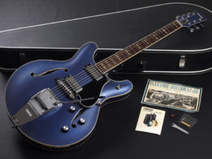 セミアコ ES-335 パールトーン シリーズ シャドウ ice Blue purple 青 アイス ブルー パープル metallic メタリック フルアコ semi full acoustic
