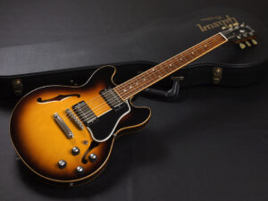 セミアコ Jazz Blues nashville memphis CS ES-335 CS-336 thin body 小型 Small semi aco Vintage sunburst C/S