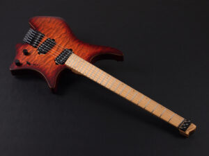 Ibanez Q Ichi10 Ichika mayones Hydra Agile kiesel Skervesen ego バーグ Headless ヘッドレス 赤 Red