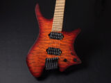 Ibanez Q Ichi10 Ichika mayones Hydra Agile kiesel Skervesen ego バーグ Headless ヘッドレス 赤 Red