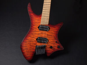 Ibanez Q Ichi10 Ichika mayones Hydra Agile kiesel Skervesen ego バーグ Headless ヘッドレス 赤 Red