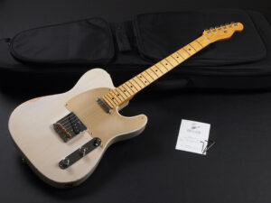 BACCHUS Deviser telecaster tele Handmade テレキャスター 50s White Blonde Relic レリックVintage Limited 限定 エイジド