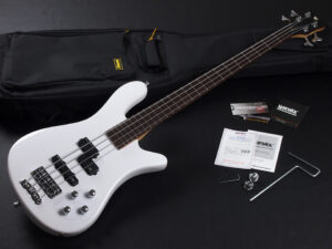 ワーウィック ストリーマー コルベット HH Active アクティブ Corvette thumb ibanez SR 初心者 入門 小型 女子 女性 白 ホワイト WHP PJ RB ロックベース