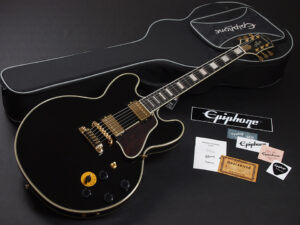 BB キング ES-335 ES-355 ES-345 ルシール Blues ブルース 黒 Black BLK ブラック エボニーセミアコ エボニー Gibson キブソン EB セミアコ