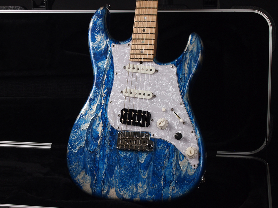 James Tyler Japan Studio Elite HD Swamp-Ash/Maple Blue Shmear #1