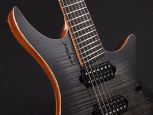 Ibanez Q Ichi10 Ichika mayones Hydra Agile kiesel Skervesen ego バーグ Headless ヘッドレス 黒 ブラック 杢