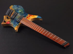 Ibanez Q Ichi10 Ichika mayones Hydra Agile kiesel Skervesen ego バーグ Headless ヘッドレス 黒 ブラック 杢