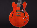 エクセルバート Trans Red 赤 レッド チェリー Cherry STD es-335 semi made in Japan 日本製 momose 345 355 HEADWAY セミアコ