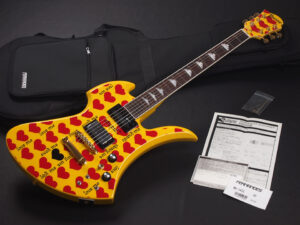 Fernendes フェルナンデス バーニー X JAPAN エックス HIDE ヒデ 松本秀人 モッキンバード B.C. Rich Mockingbird サイケ イエローハート