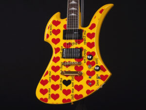 Fernendes フェルナンデス バーニー X JAPAN エックス HIDE ヒデ 松本秀人 モッキンバード B.C. Rich Mockingbird サイケ イエローハート