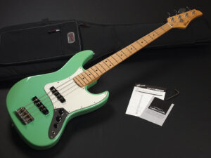 ライト フォーム サーフ グリーン 緑 黄緑 jazz bass JB Seafoam Surf Green 初心者 入門 ビギナー 女子 女性 子供 小ぶり made in japan 日本製 国産