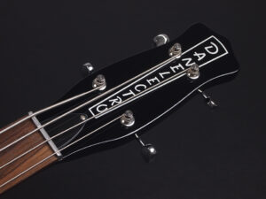 bizarre Guitar ビザール ロングスケール dano 59 dc Double Cutaway 初心者 ビギナー 入門 子供 女子 女性 軽量 黒 Black retro レトロ ベース