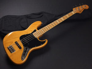 Made In japan MIJ Traditional Hybrid Heritage ジャズべース ナチュラル Jazz Bass Vintage 70s ash fujigen フジゲン NT