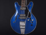セミアコ ES-335 パールトーン シリーズ シャドウ ice Blue purple 青 アイス ブルー パール マリーン Pearl Shadow フルアコ semi full acoustic